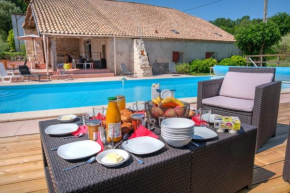 Lot & Garonne - Magnifique gîte de groupe avec piscine et vue panoramique en pleine campagne Proche Agen